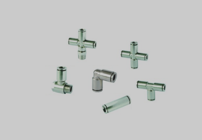 插入式FCR系列气动管接头(全铜镀镍)